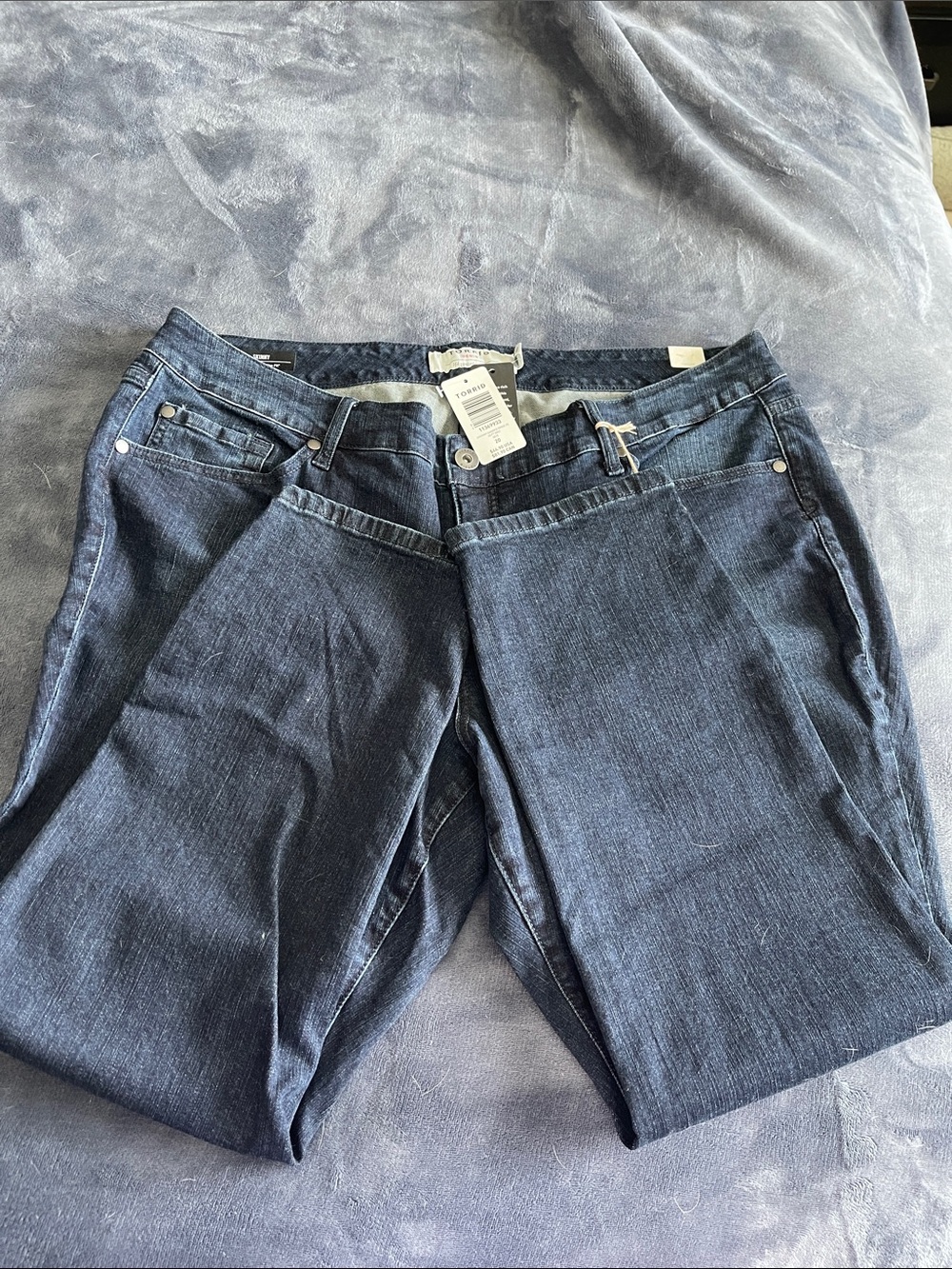torrid Dark Indigo Straight Leg Jeans